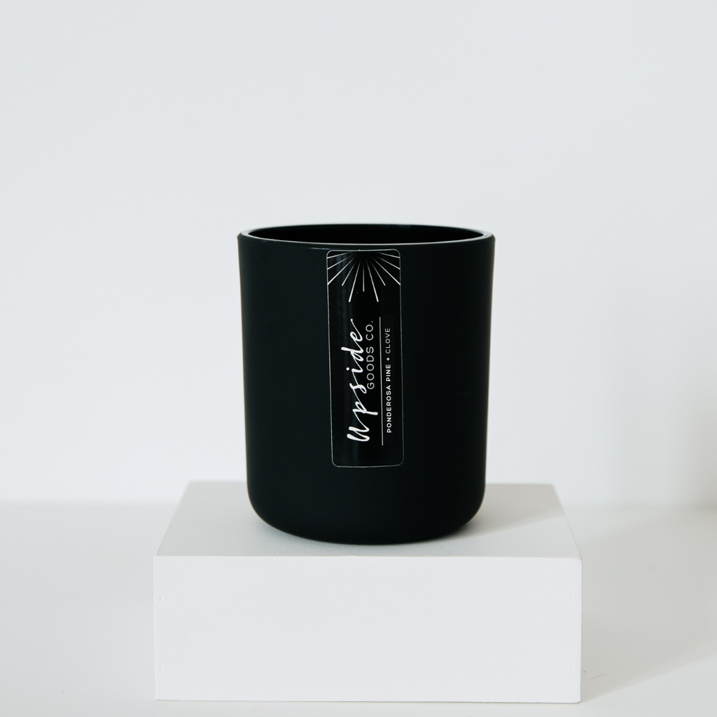 Ponderosa Pine + Clove Signature 12oz Candle from Upside Goods Co. 