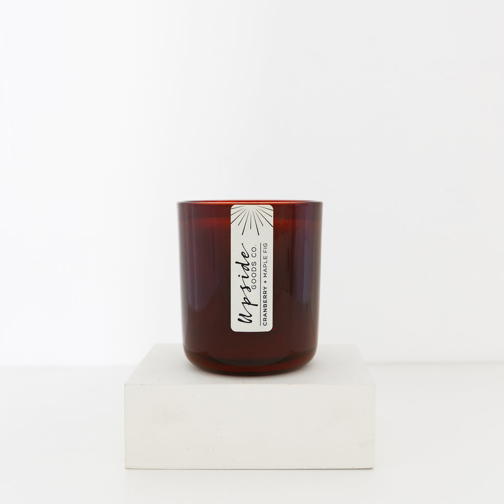 Upside Goods Co. Cranberry + Maple Fig Holiday 2024 Candle