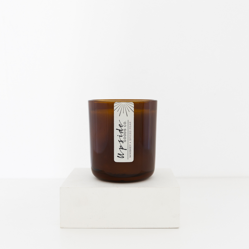 Whiskey + Spiced Pear Amber Vessel Limited Edition upside Goods Co. 